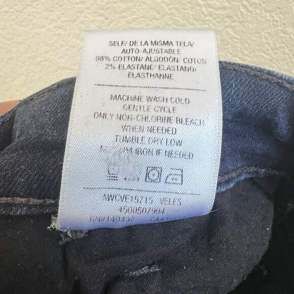 Joes Jeans Women Veles Dark Blue Flare Denim Stretch Whisker Sz 26 - Picture 6 of 6